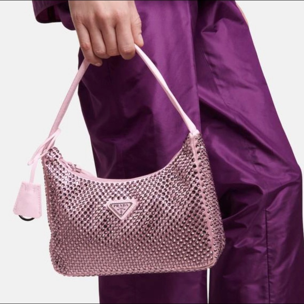 Prada Crystal 2000 re edition rare bag.